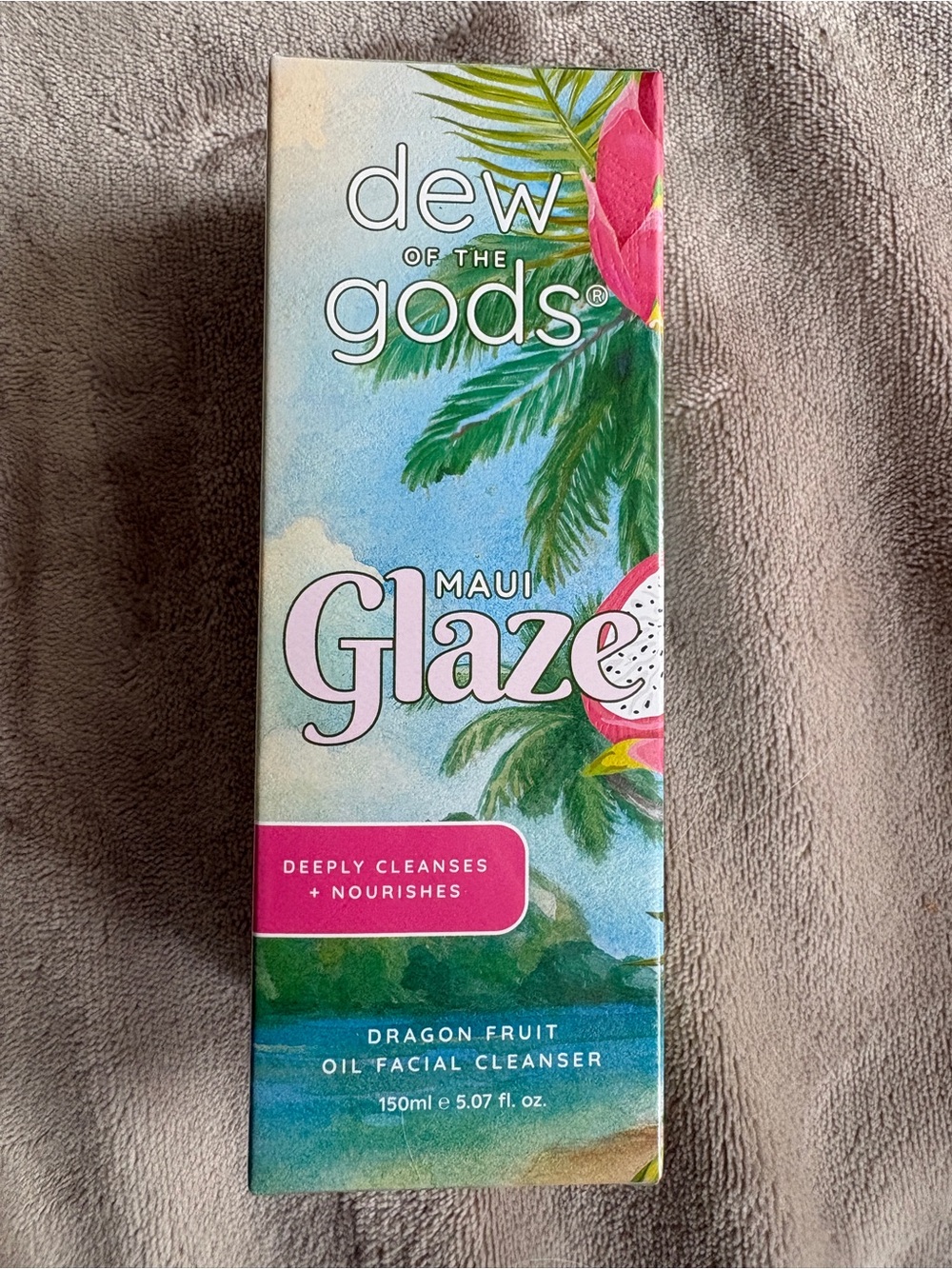 Dew of the Gods Maui Glaze Dragon Fruit Oil Facial Cleanser - NIB